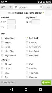 Recipes & Nutrition captura 15