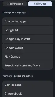 Google Play services captura 12