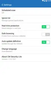 CM Security Lite captura 4
