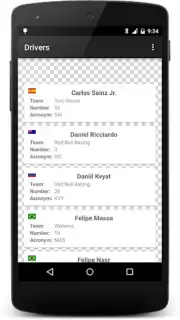 Formula Race Calendar captura 4