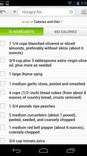 Recipes & Nutrition captura 14
