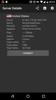 VPN Servers captura 10