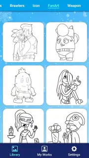 Coloring Brawl Stars captura 3