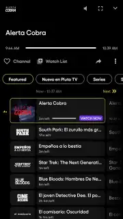 Pluto TV captura 1