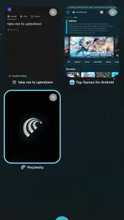 Comet Browser captura 13