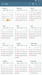 aCalendar captura 1