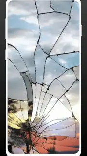 Prank Broken Screen Wallpaper captura 3