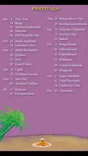 Telugu 2016 Calendar captura 2