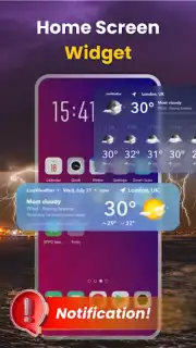 Live Weather Widget & Radar captura 3