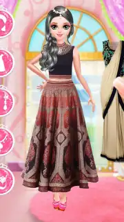 Indian Gopi Doll Makeover- Indian Bridal Fashion captura 4