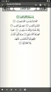 Quran Android captura 3
