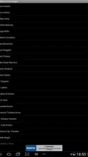 Basketball Livescore Widget captura 2