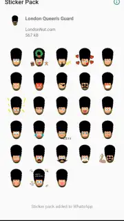 London Guard Stickers captura 1
