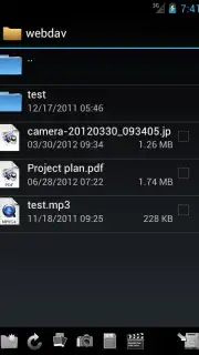 WebDAV Nav Lite captura 2