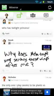 Miiverse Mobile captura 2