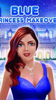 Blue Princess Makeup Salon Games For Girls captura 1