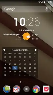 Month Calendar Widget captura 8