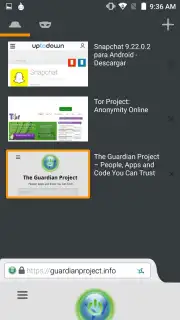 Orfox: Tor Browser captura 8