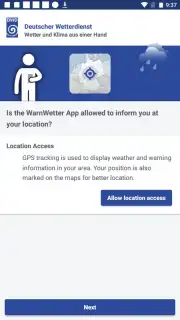 WarnWetter captura 3