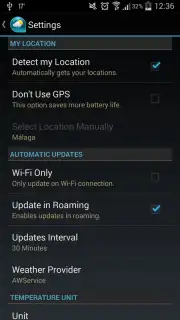 Weather & Clock Widget Android captura 8