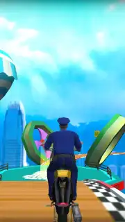 Police Bike Stunts Games captura 8