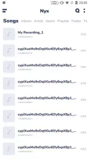 Nyx Music Player captura 1