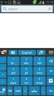 Keyboard for Galaxy S4 captura 4