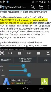 Voice Aloud Reader captura 7