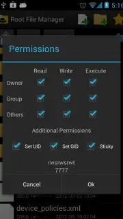 Root File Manager captura 3