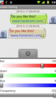 Handcent SMS captura 2
