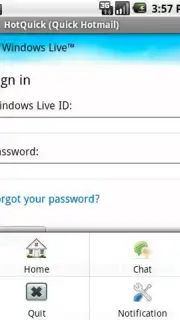HotQuick (Quick Hotmail) captura 1