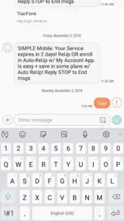 Samsung Messages captura 4