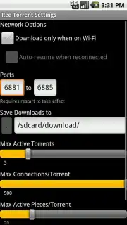 Red Torrent Lite captura 1