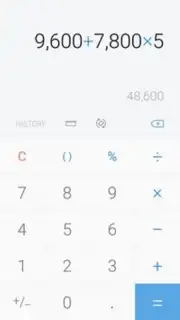 Samsung Calculator captura 2