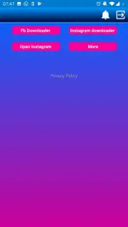 Insta Fb Downloader -Image video downloader captura 1
