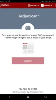 BigOven Recipes captura 2