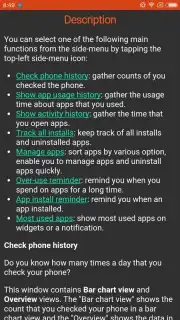 App Usage captura 9