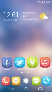 Clean GO Launcher Theme captura 4