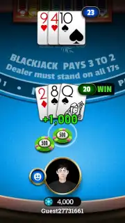 BlackJack 21 captura 10