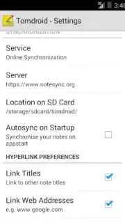 Tomdroid captura 5