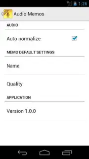 Audio Memos captura 3