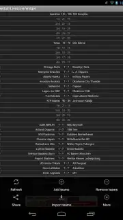 Basketball Livescore Widget captura 23