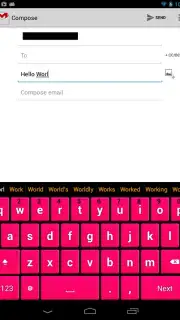 Pink Keyboard captura 14