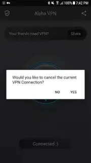 ALPHA VPN captura 2