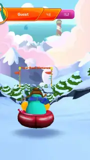 Club Penguin Sled Racer captura 3