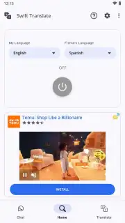 Swift Translate captura 1