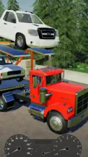 Truck Car Transport Trailer Games captura 1