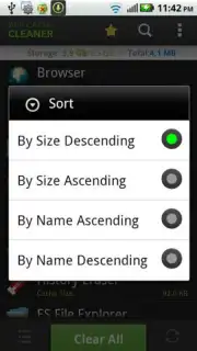 App Cache Cleaner captura 1