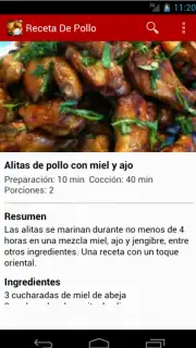 Receta De Pollo captura 4
