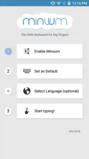 Minuum Keyboard captura 8